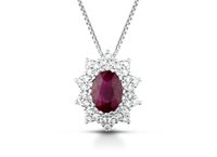Collana PG Gioielli Donna Empire in Oro bianco Rubino 1.2 Ct CIOEMPIRE/3R - CIOEMPIRE/3R